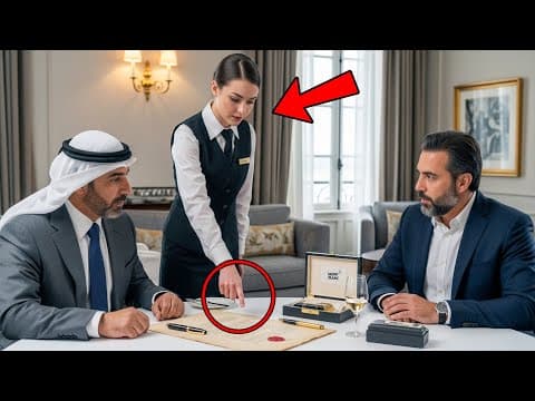 "This Is A Fake, " Waitress Answers In Perfect Arabic — Saved Billionaire Sheikh From $200M Scam thumbnail