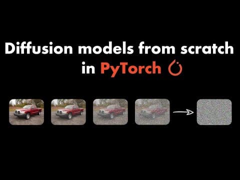 Diffusion models from scratch in PyTorch thumbnail