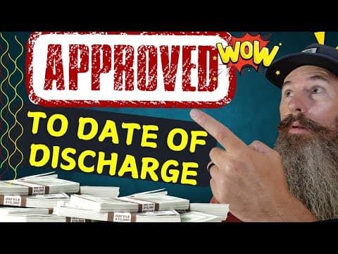 "HUGE RETROACTIVE PAY" APPROVED to DATE of DISCHARGE VA Disability Compensation Payments thumbnail