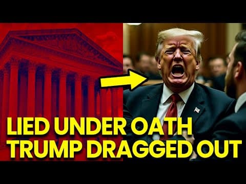 Trump DRAGGED from Court after CAUGHT Lying Under Oath thumbnail