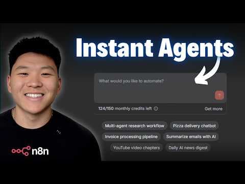 How to Build Workflows 10x Faster with n8n's AI Builder thumbnail