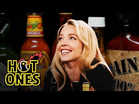 Sydney Sweeney Endures a Nightmare While Eating Spicy Wings | Hot Ones thumbnail