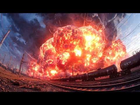 Ukraine Waited for Russian Train to Enter—Then Triggered a Perfect Ambush... thumbnail