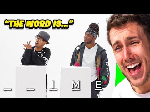 MINIMINTER REACTS TO GUESS THE WORD FT KSI + MAX KHADAR thumbnail