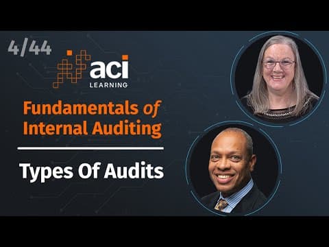 Types of Audits | Fundamentals of Internal Auditing | Part 4 of 44 thumbnail