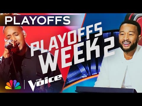 Extraordinary Performances from Team Bublé and Team Legend's Playoffs | The Voice | NBC thumbnail