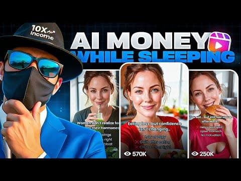 Create an AI Influencer Like Aitana Lopez & Make Money (Faceless Instagram) thumbnail