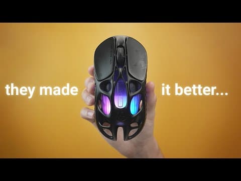 The coolest gaming mouse just got better... (GravaStar Mercury X / X Pro Review) thumbnail