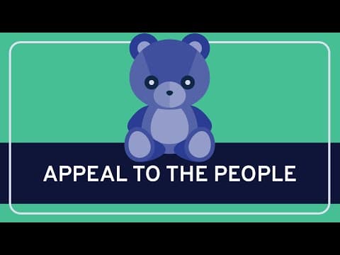 CRITICAL THINKING - Fallacies: Appeal to the People [HD] thumbnail