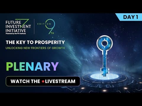 Watch the official FII9 livestream from Day1 (En) thumbnail