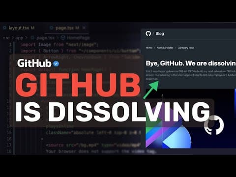 Bye Github, You served us well. (Github is Dissolving into MS CoreAI) thumbnail