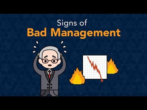6 Signs a Business Has Bad Management | Phil Town thumbnail