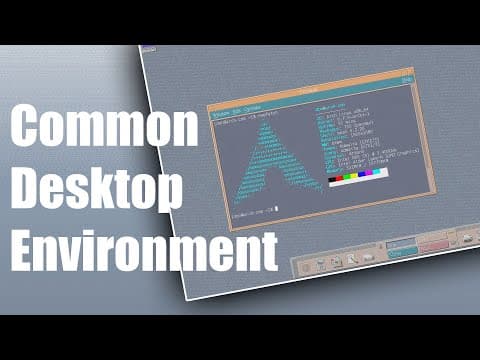 How to Install and Use the Retro Common Desktop Environment thumbnail