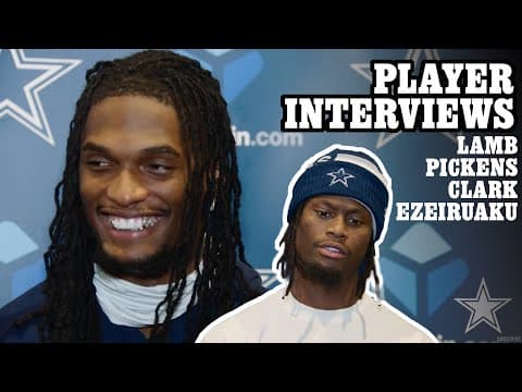Cowboys Players Discuss Eagles Matchup | Player Interviews thumbnail