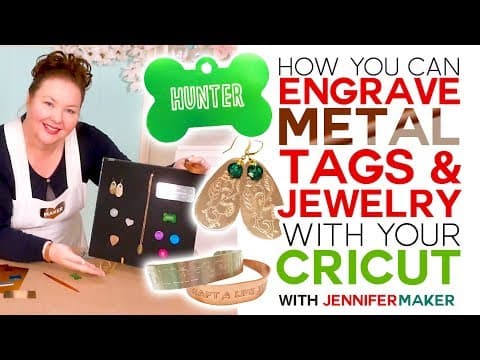 How to Engrave Dog Tags & Jewelry on a Cricut thumbnail