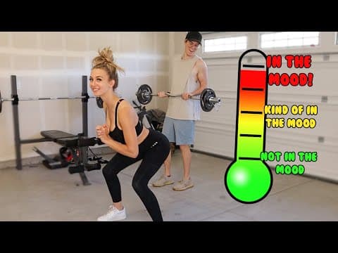 How Long Will It Take To Get My Fiancé IN THE MOOD While He's WORKING OUT! thumbnail