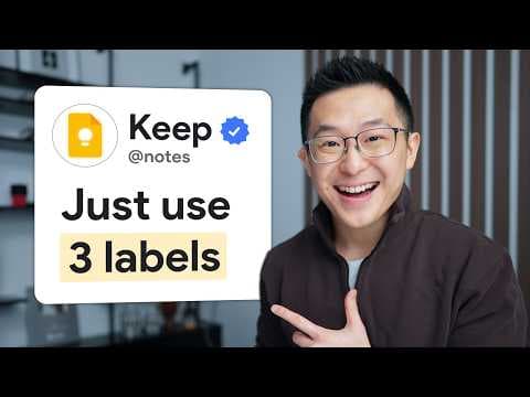 Google Keep: Top 11 Tips for Insane Digital Organization! thumbnail