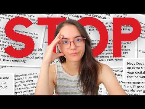 this is everything you're doing wrong with your cold pitches. thumbnail