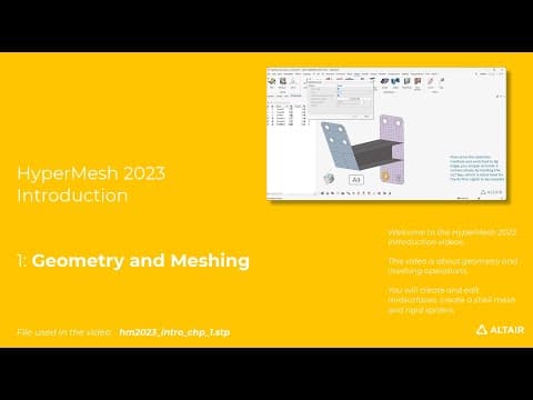 1 - Geometry and Meshing thumbnail