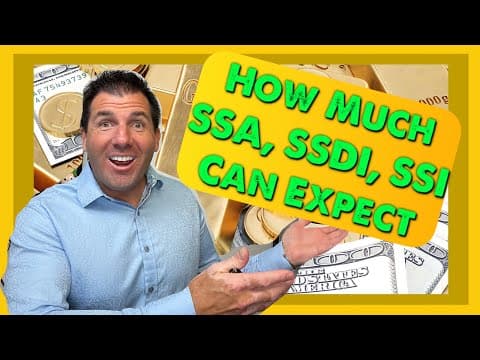 Here's How Much Social Security, SSDI, SSI Can Expect | We Lucked Out thumbnail