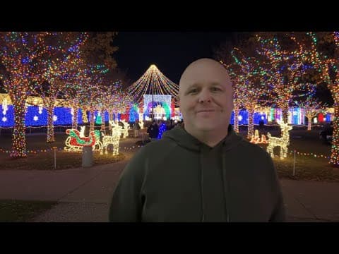 Looking at Christmas lights thumbnail
