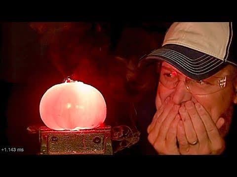 How to record Slow Motion Sounds (Exploding Tomato at 60,000fps) - Smarter Every Day 184 thumbnail