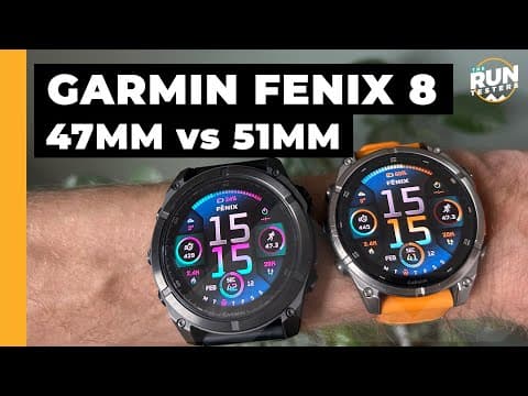 Garmin Fenix 8 47mm vs 51mm: Which size Fenix 8 should you get? thumbnail