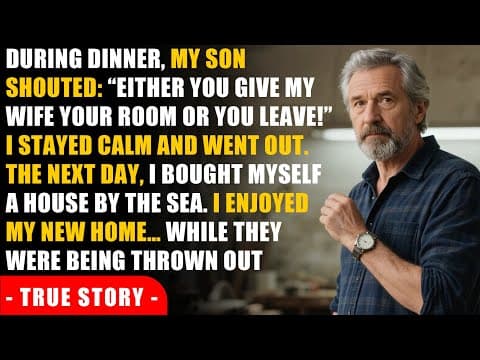 My son shouted at me “Give my wife your room, or get out of here right now!” - So I decided to... thumbnail