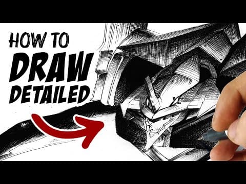 How to DRAW DETAILED | Crosshatching Tutorial | Drawlikeasir thumbnail
