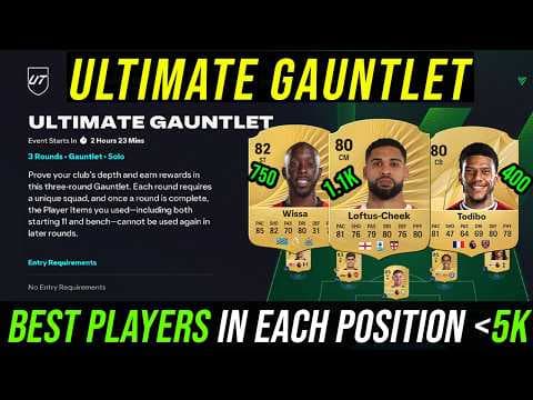Best Players in Each Position For Ultimate Gauntlets (UNDER 5K ALL LEAGUES) - FC 26 thumbnail
