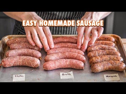 How To Make Your Own Sausage thumbnail