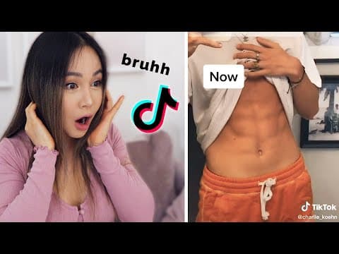 They got 6 pack ABS from #ChloeTingChallenge 😲 More Tiktok Funnies & Results thumbnail