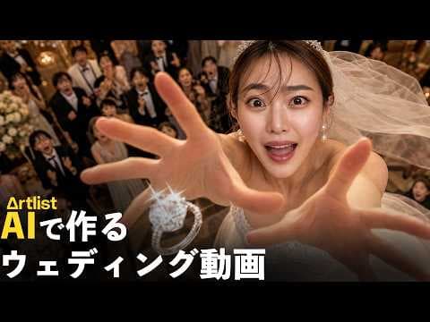 AIでウェディングムービーを作る方法 thumbnail