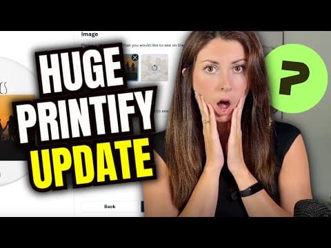 MASSIVE UPDATE: Printify Personalized Live Previews & Automated Custom Images thumbnail