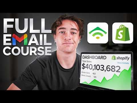 Ecommerce Email Marketing 2025 Free Course (8+ Hours) | Klaviyo & Shopify thumbnail