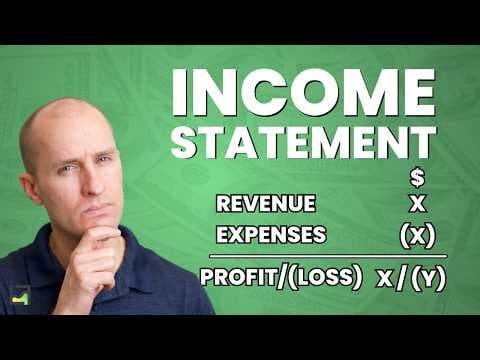 The INCOME STATEMENT: all the basics in 9 minutes thumbnail