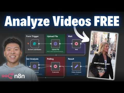This AI Workflow Analyzes Videos for FREE (n8n + Google Gemini) thumbnail