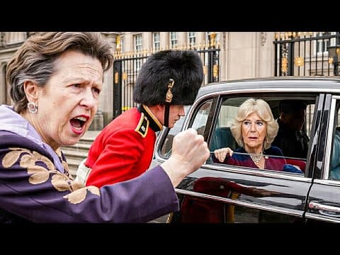 “WHO’S HIDING IN THE CAR?” — Anne HALTS Camilla’s Limo After Guard Spots Secret Guest thumbnail