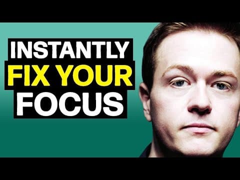 Overstimulation Is Ruining Your Life! - 12 Ways To Take Back Control Of Your FOCUS | Johann Hari thumbnail