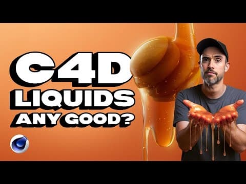 Cinema 4D FINALLY Got LIQUIDS (Are They Any Good?) thumbnail