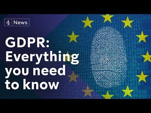 GDPR explained: How the new data protection act could change your life thumbnail