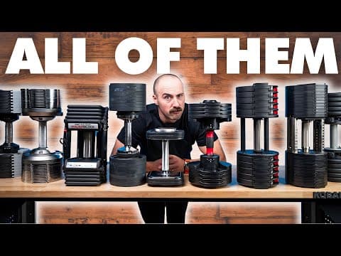 The BEST Adjustable Dumbbells of 2024 for the Home Gym! thumbnail