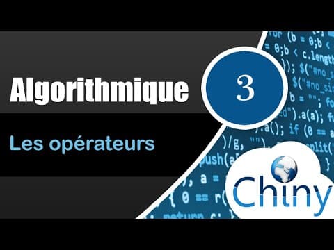 Algorithmique (3/14) - Les opérateurs thumbnail