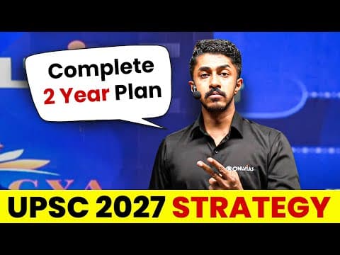 Aiming UPSC 2027? Complete 2 Years Plan for UPSC 2027 | UPSC 2027 Strategy 🎯 thumbnail