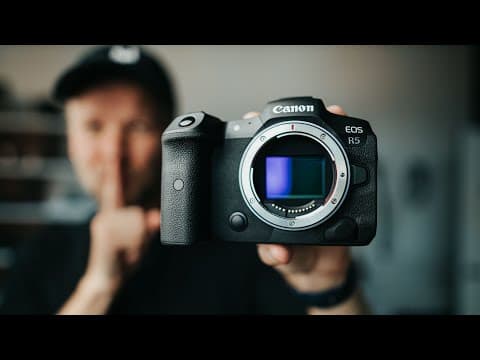 My Canon R5 camera confession... kinda embarrassing thumbnail