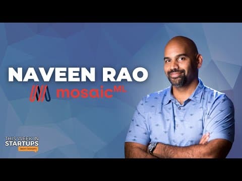 How open-source & distributed models can win AI with MosaicML’s Naveen Rao | E1754 thumbnail