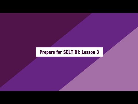 Preparing for the conversation phase for the B1 English language test thumbnail