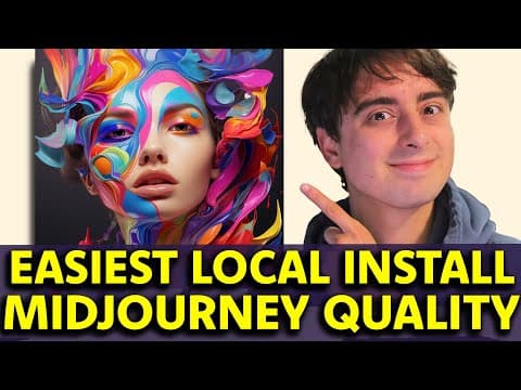 Easiest Install Ever! AI Art Generator on Your PC! MIDJOURNEY QUALITY | How to Install SDXL Locally thumbnail