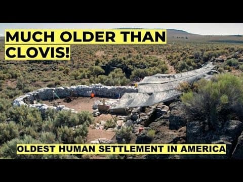 Oldest Human Settlement In America Just Discovered In Oregon Rewrites The Timeline! thumbnail