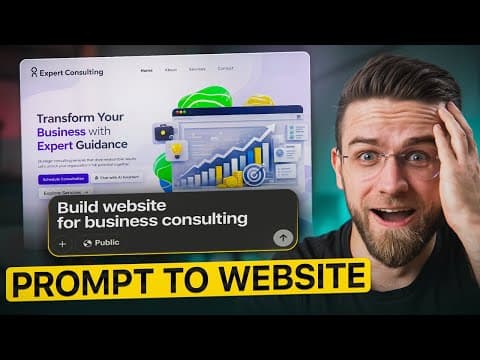 How to Build a Full-Stack Website with AI in Minutes thumbnail